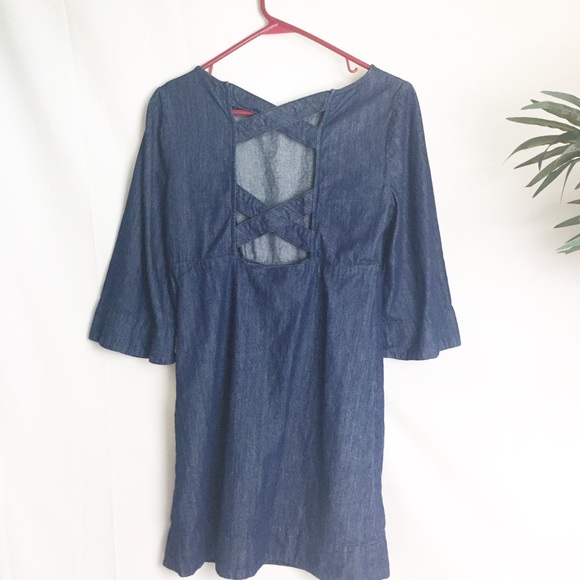 {UO} Cooperative Brooklyn Bell Denim Dress - 6 - Picture 2 of 8